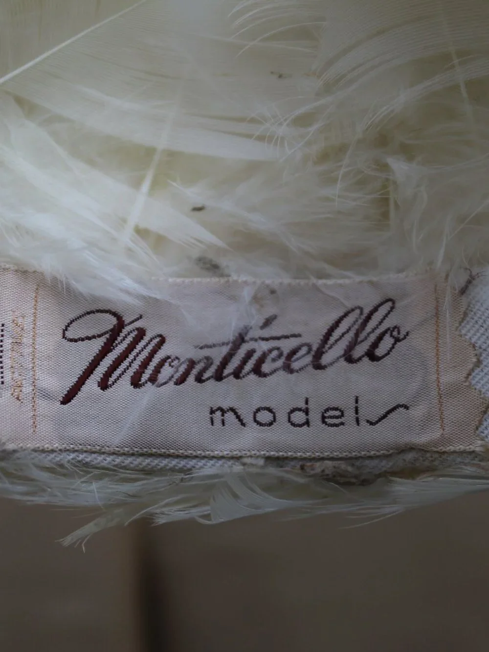 Monticello Model decorative feather